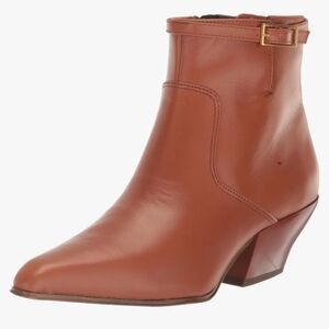Franco Sarto Brown Ankle Booties